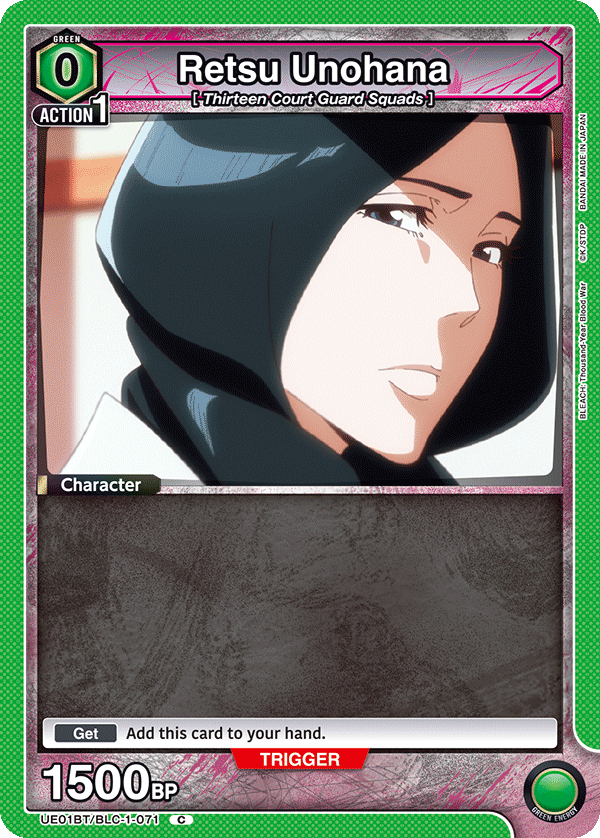 Retsu Unohana (Character) (UE01BT/BLC-1-071) (C)