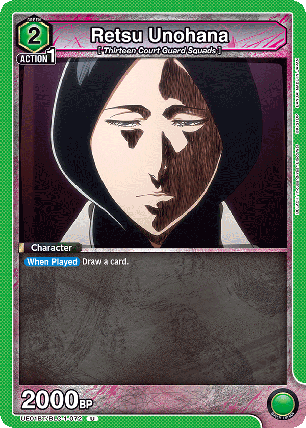 Retsu Unohana (Character) (UE01BT/BLC-1-072) (U)