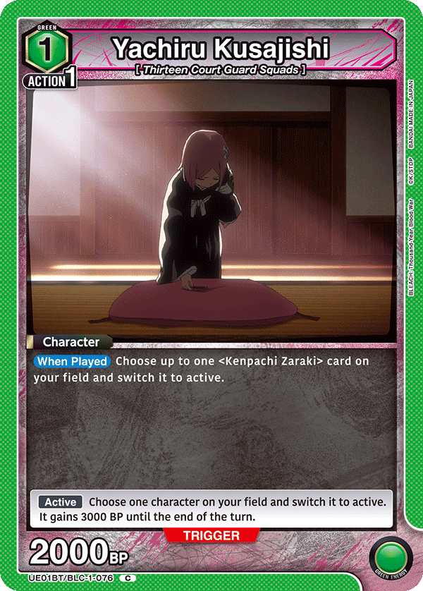 Yachiru Kusajishi (Character) (UE01BT/BLC-1-076) (C)