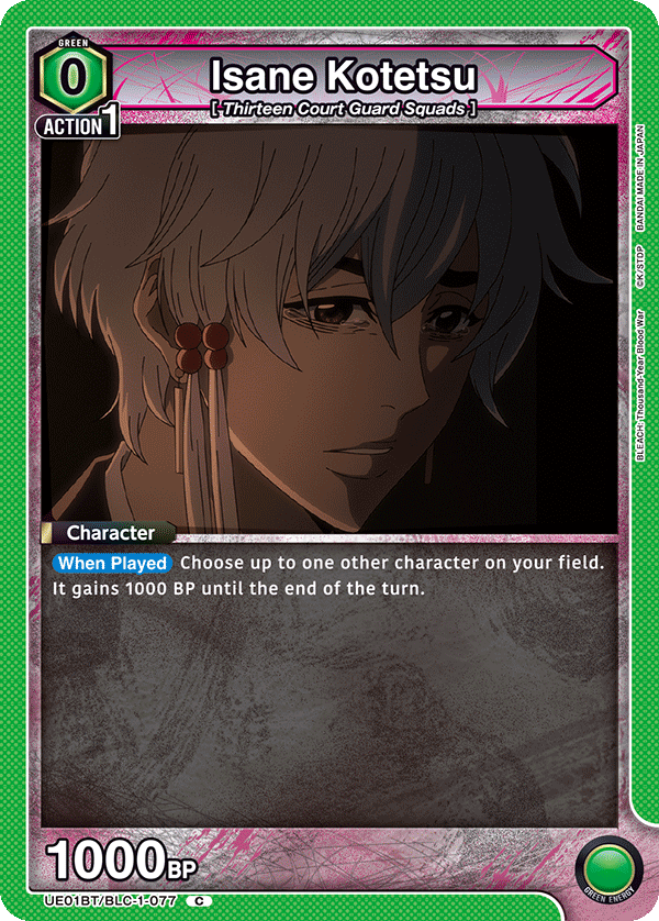 Isane Kotetsu (Character) (UE01BT/BLC-1-077) (C)