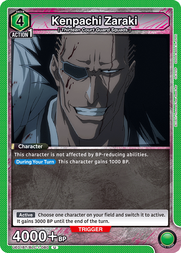 Kenpachi Zaraki (Character) (UE01BT/BLC-1-080) (U)
