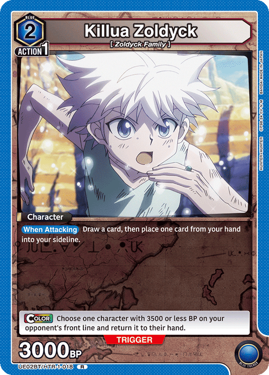 Killua Zoldyck (Character) (UE02BT/HTR-1-018) (R)