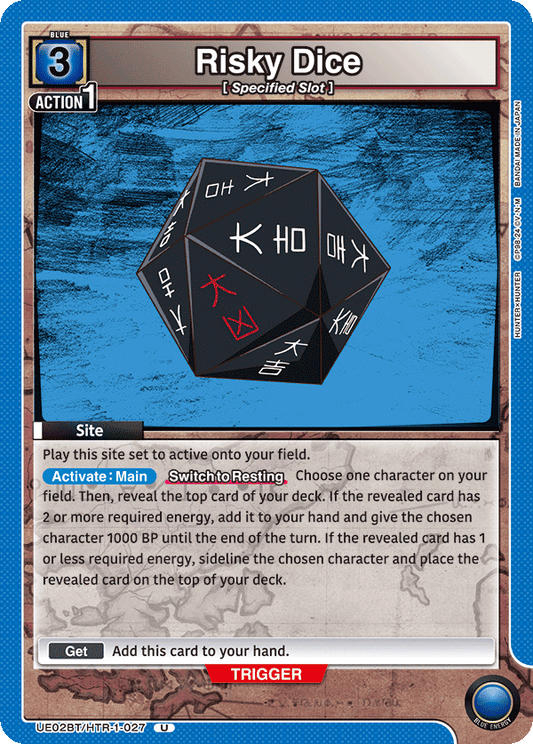 Risky Dice (Site) (UE02BT/HTR-1-027) (U)
