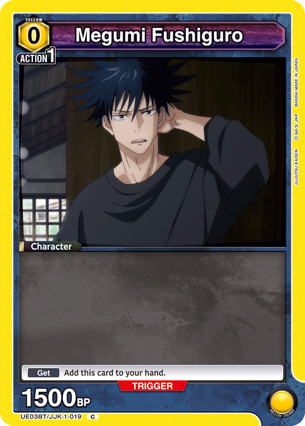 Megumi Fushiguro (Character) (UE03BT/JJK-1-019) (C)