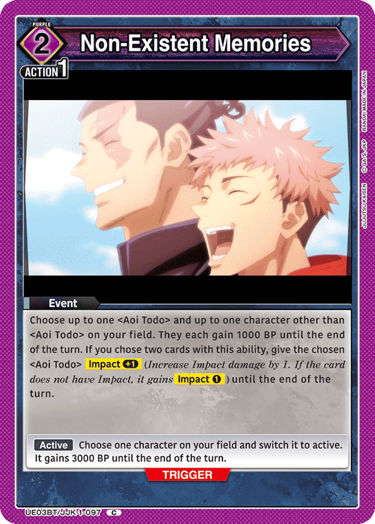 Non-Existent Memories (Event) (UE03BT/JJK-1-097) (C)