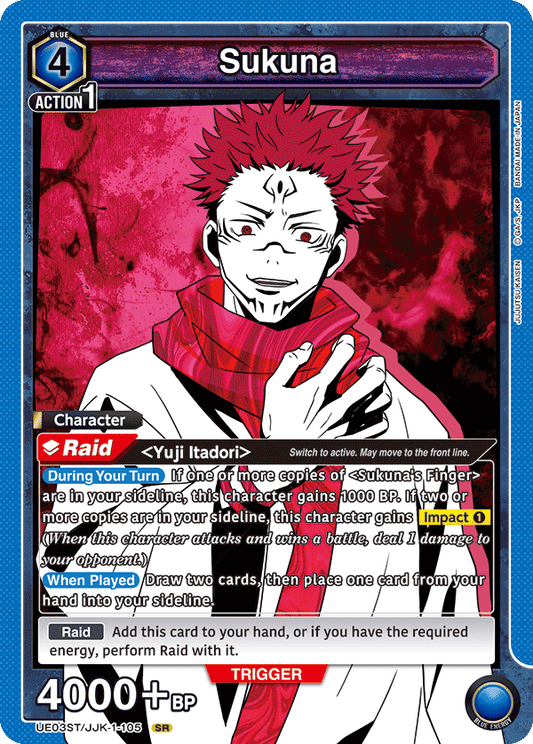 Sukuna (Character) (UE03ST/JJK-1-105) (SR)