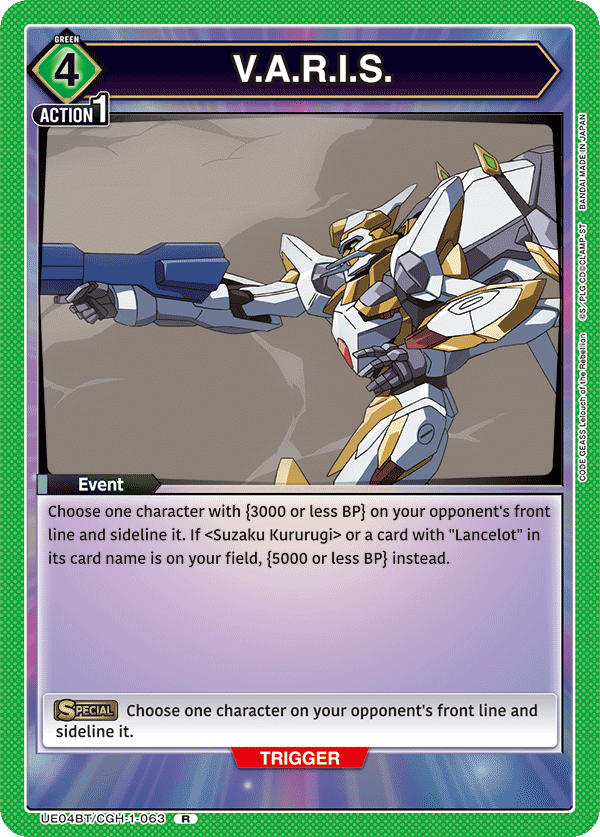 V.A.R.I.S (Event) (UE04BT/CGH-1-063) (R)