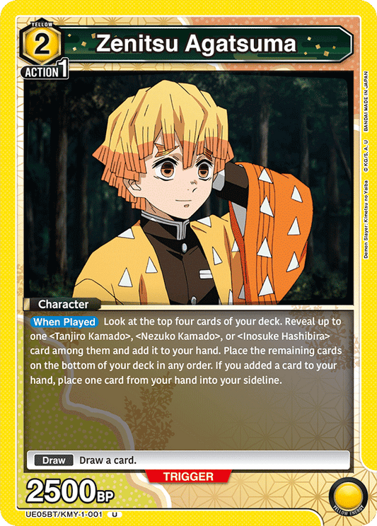 Zenitsu Agatsuma (Character) (UE05BT/KMY-1-001) (U)