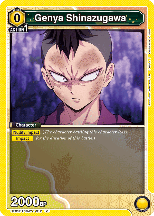Genya Shinazugawa (Character) (UE05BT/KMY-1-012) (C)