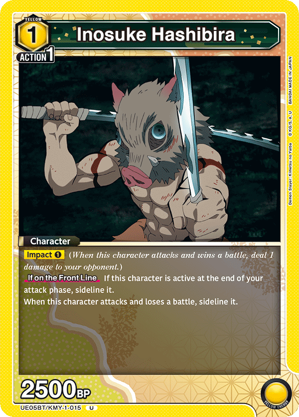 Inosuke Hashibira (Character) (UE05BT/KMY-1-015) (U)