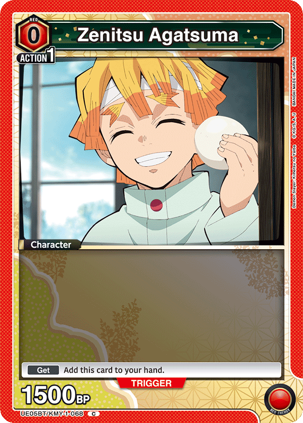 Zenitsu Agatsuma (Character) (UE05BT/KMY-1-068) (C)