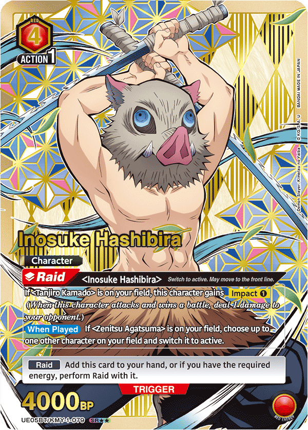 Inosuke Hashibira (Character) (UE05BT/KMY-1-079) (SR**)