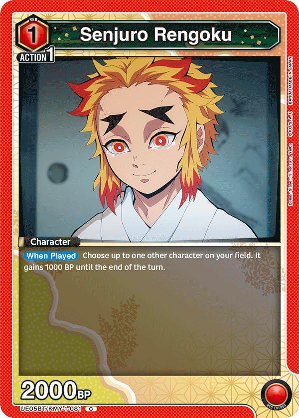Senjuro Rengoku (Character) (UE05BT/KMY-1-081) (C)