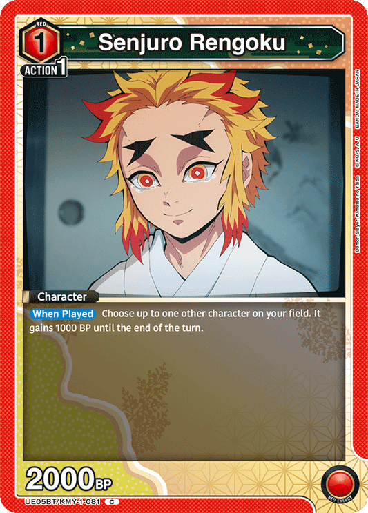 Senjuro Rengoku (Character) (UE05BT/KMY-1-081) (C)