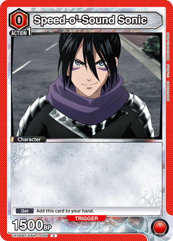 Speed-o'-Sound Sonic (Character) (UE06BT/OPM-1-068) (C)