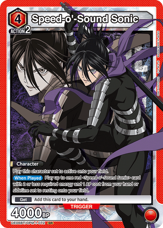 Speed-o'-Sound Sonic (Character) (UE06BT/OPM-1-072) (SR)