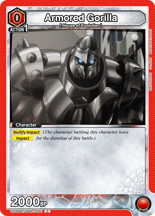 Armored Gorilla (Character) (UE06BT/OPM-1-091) (C)
