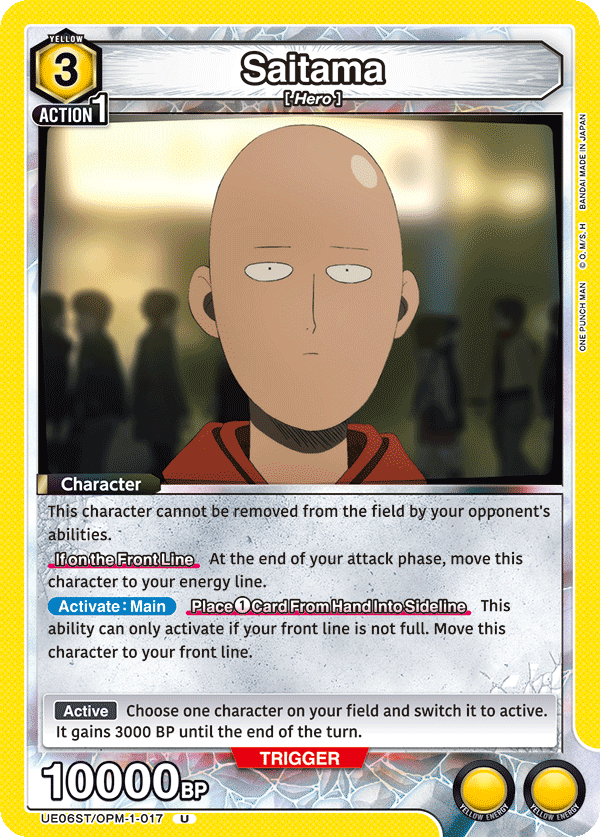 Saitama (Character) (UE06ST/OPM-1-017) (U)