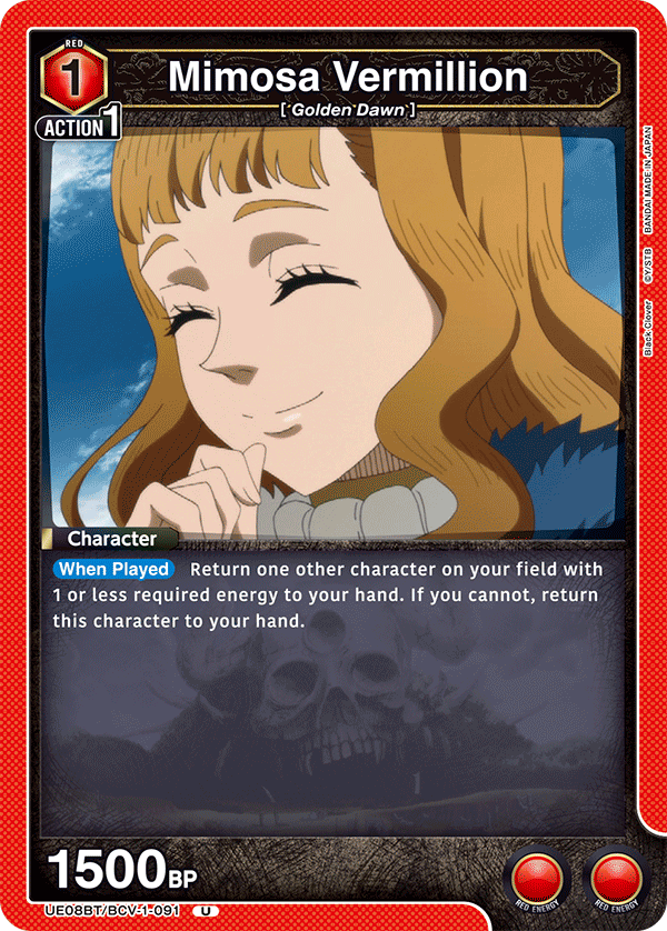 Mimosa Vermillion (UE08BT/BCV-1-091) (U)