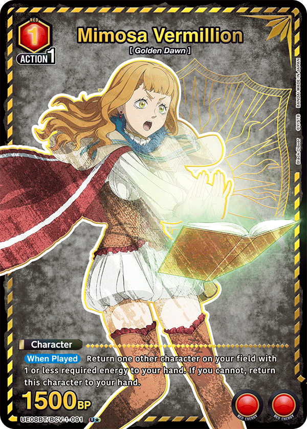 Mimosa Vermillion (UE08BT/BCV-1-091) (U) (Alternate Art)