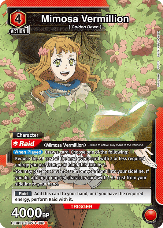 Mimosa Vermillion (Character) (UE08BT/BCV-1-093) (SR)
