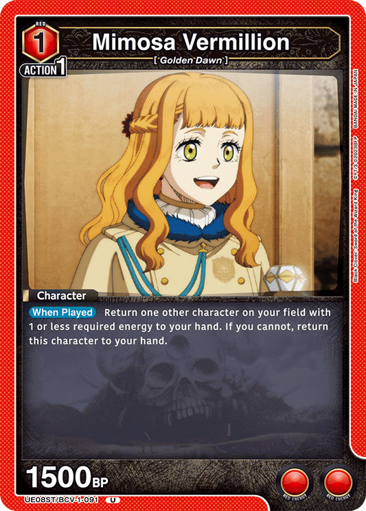 Mimosa Vermillion (Character)(UE08ST/BCV-1-091) (U)