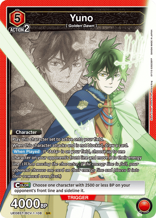 Yuno (Character)(UE08ST/BCV-1-108) (SR)