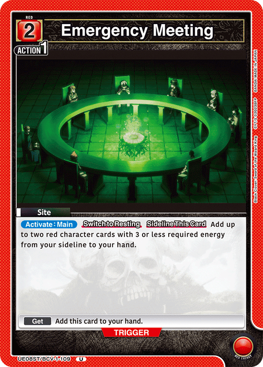 Emergency Meeting (Site)(UE08ST/BCV-1-109) (U)