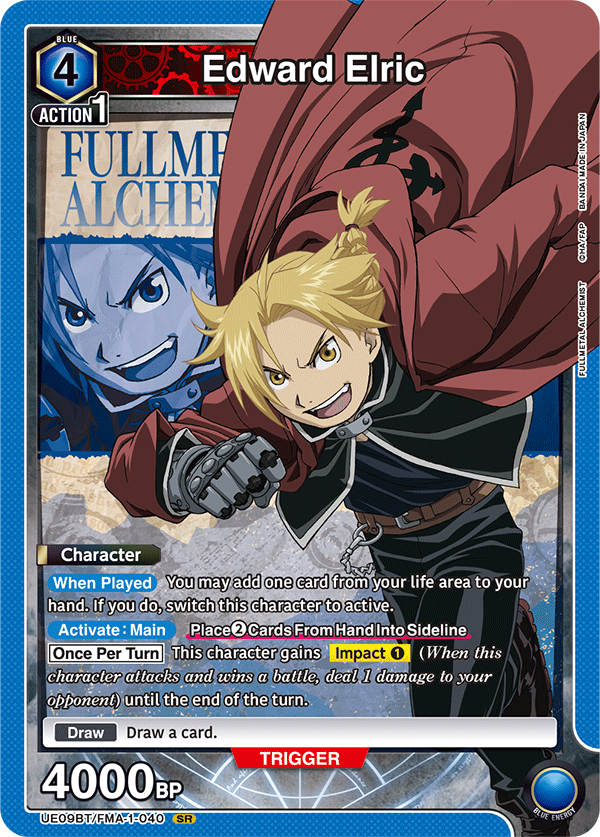 Edward Elric (Character) (UE09BT/FMA-1-040) (SR)