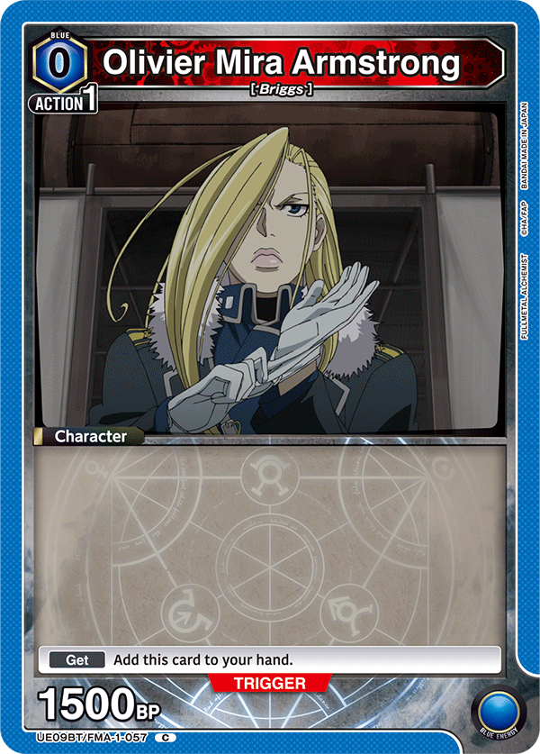 Olivier Mira Armstrong (Character) (UE09BT/FMA-1-057) (C)