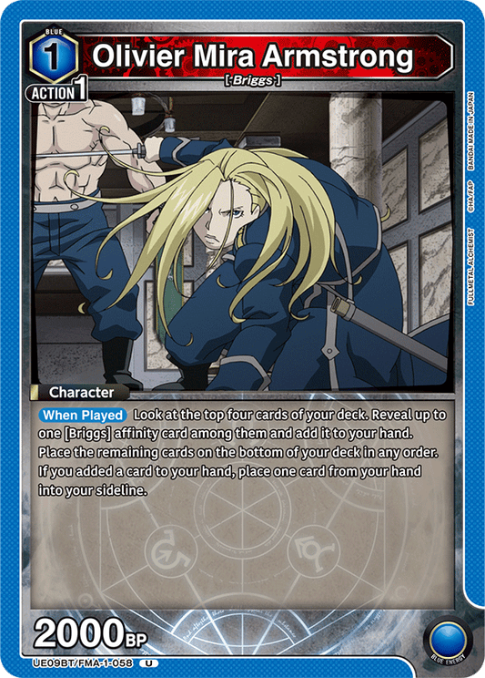 Olivier Mira Armstrong (Character) (UE09BT/FMA-1-058) (U)