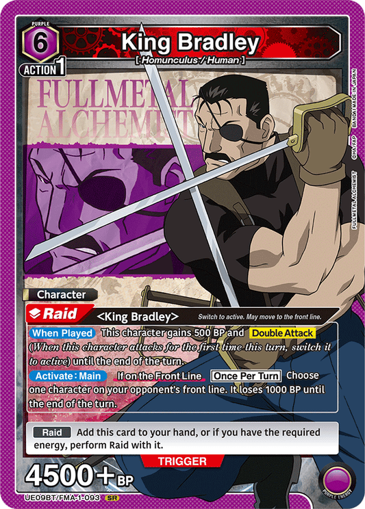 King Bradley (Character) (UE09BT/FMA-1-093) (SR)