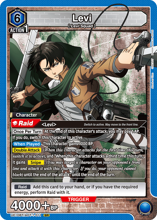 Levi (Character) (UE10BT/AOT-1-011) (SR)