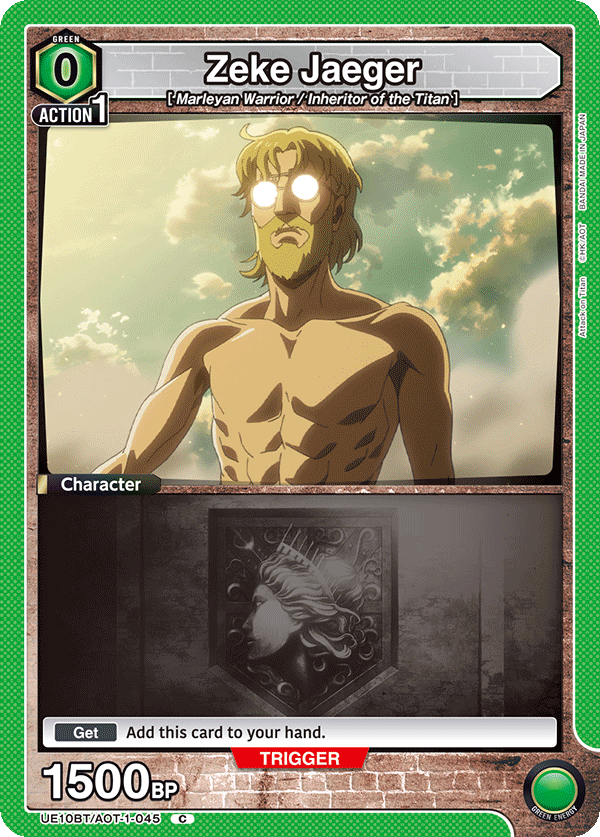 Zeke Jaeger (Character) (UE10BT/AOT-1-045) (C)