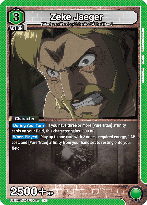 Zeke Jaeger (Character) (UE10BT/AOT-1-047) (R)