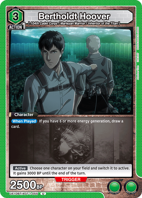 Bertholdt Hoover (Character) (UE10BT/AOT-1-055) (U)