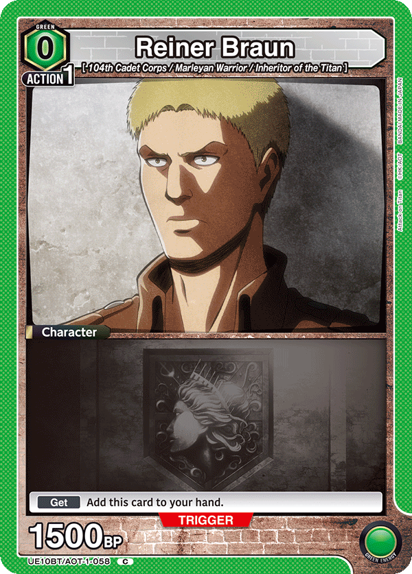 Reiner Braun (Character) (UE10BT/AOT-1-058) (C)