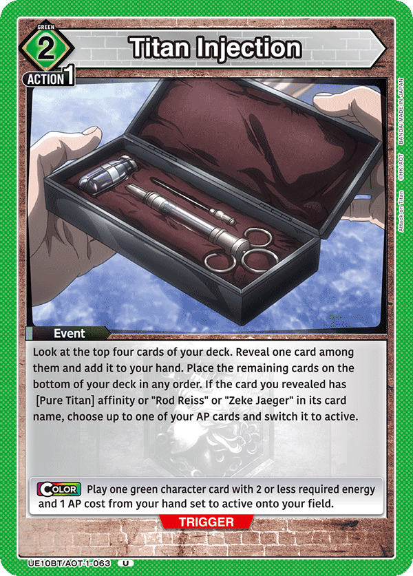 Titan Injection (Event) (UE10BT/AOT-1-063) (U)