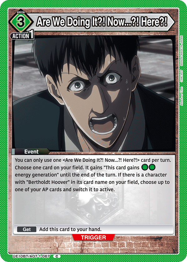 Are We Doing It?! Now...?! Here?! (Event) (UE10BT/AOT-1-067) (C)