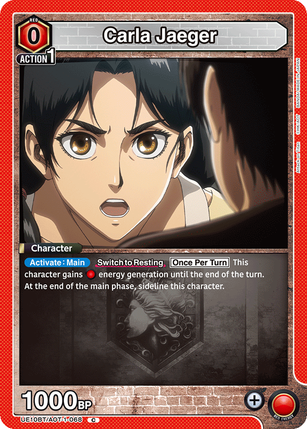 Carla Jaeger (Character) (UE10BT/AOT-1-068) (U)