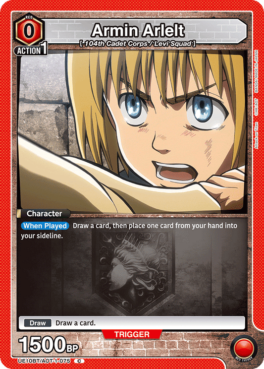 Armin Arlelt (Character) (UE10BT/AOT-1-075) (C)