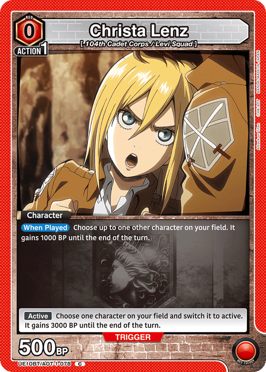 Christa Lenz (Character) (UE10BT/AOT-1-078) (C)