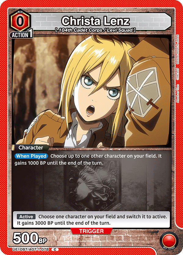 Christa Lenz (Character) (UE10BT/AOT-1-078) (C)