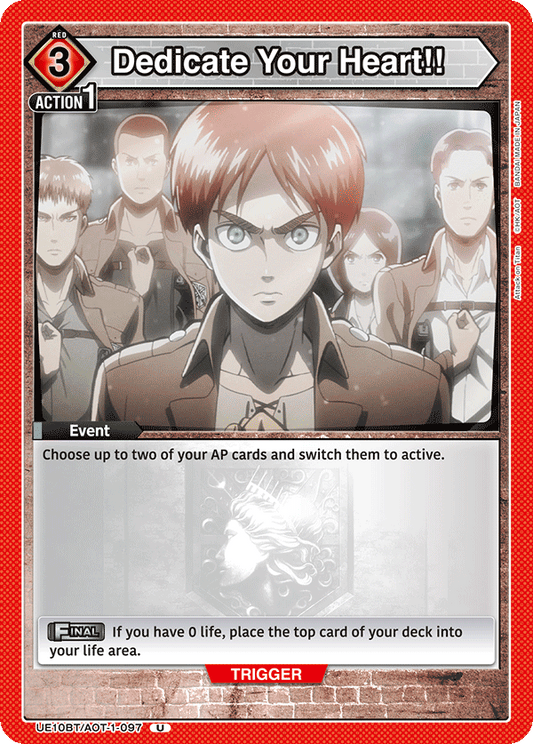 Dedicate Your Heart!! (Event) (UE10BT/AOT-1-097) (U)