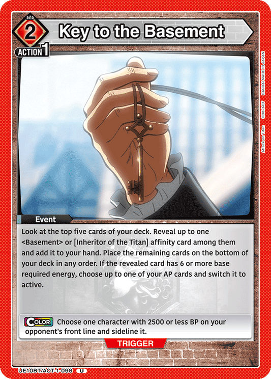 Key to the Basement (Event) (UE10BT/AOT-1-098) (U)