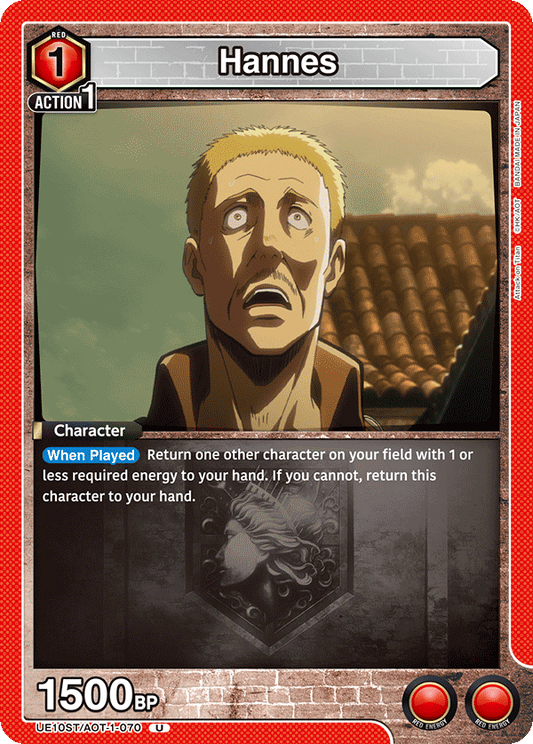Hannes (Character) (UE10ST/AOT-1-070) (U)