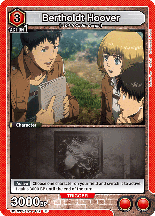 Bertholdt Hoover (Character) (UE10ST/AOT-1-102) (C)
