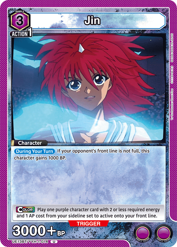 Jin (Character)(UE13BT/YYH-1-014) (U)