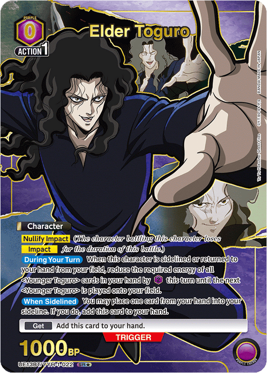 Elder Toguro (Character)(UE13BT/YYH-1-022) (SR*) (Alternate Art)