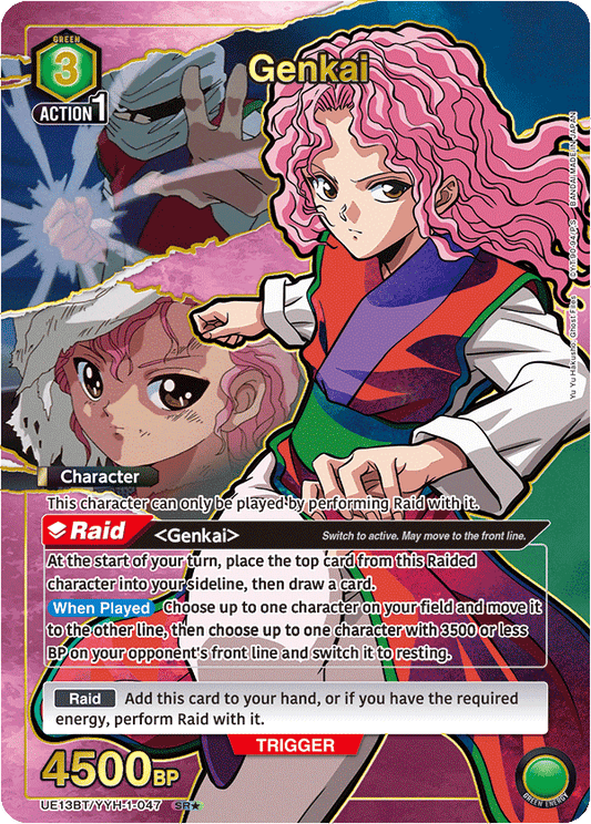Genkai (Character)(UE13BT/YYH-1-047) (SR*) (Alternate Art)